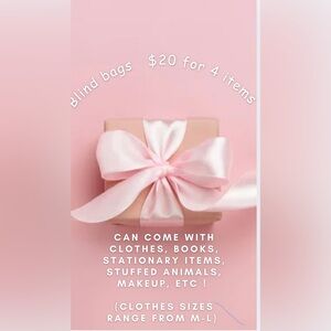 Blind bags $20 for 4 items